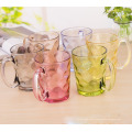 Haonai 2016 bulk color glass mug